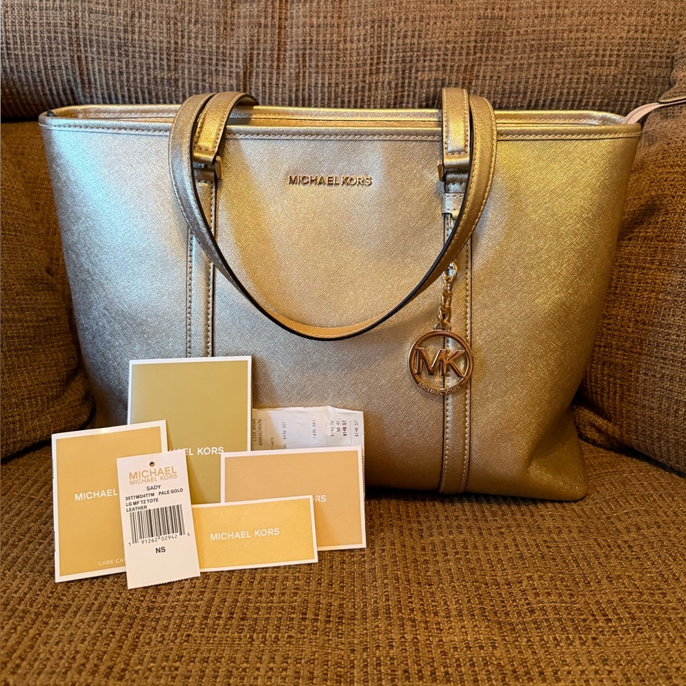 Michael Kors SADY tote Gold
